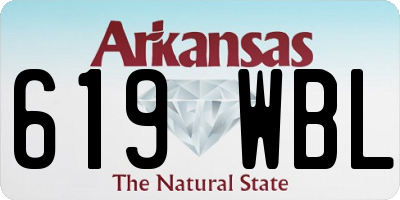 AR license plate 619WBL