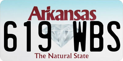 AR license plate 619WBS