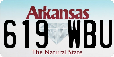 AR license plate 619WBU