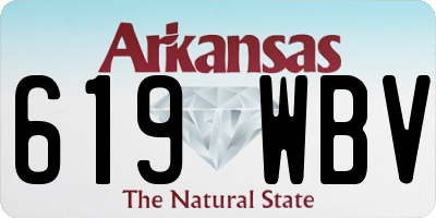 AR license plate 619WBV