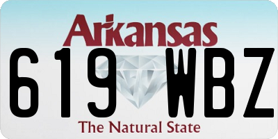 AR license plate 619WBZ