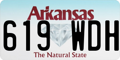 AR license plate 619WDH