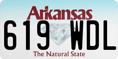 AR license plate 619WDL