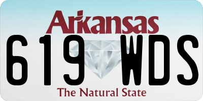 AR license plate 619WDS