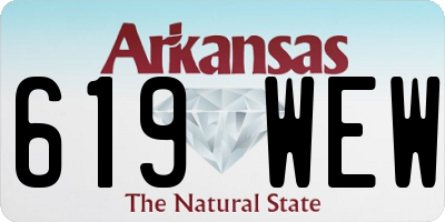 AR license plate 619WEW