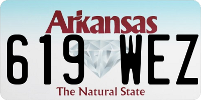 AR license plate 619WEZ