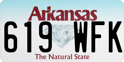 AR license plate 619WFK