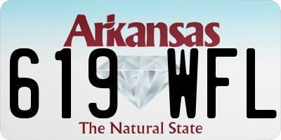 AR license plate 619WFL