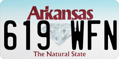 AR license plate 619WFN
