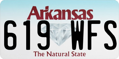 AR license plate 619WFS