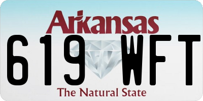 AR license plate 619WFT