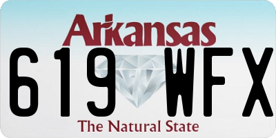 AR license plate 619WFX