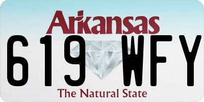 AR license plate 619WFY