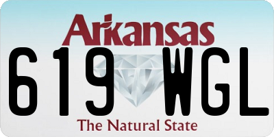 AR license plate 619WGL