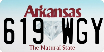 AR license plate 619WGY