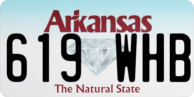 AR license plate 619WHB