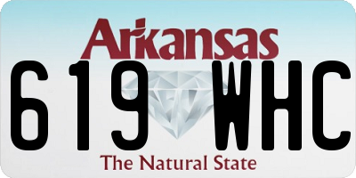 AR license plate 619WHC