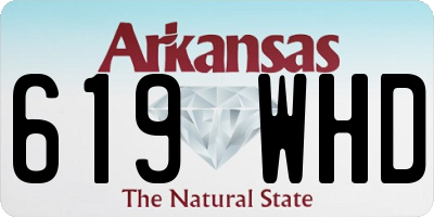 AR license plate 619WHD