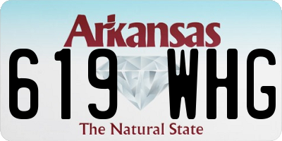 AR license plate 619WHG