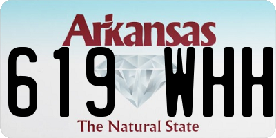 AR license plate 619WHH
