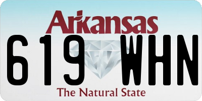 AR license plate 619WHN