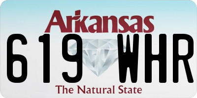AR license plate 619WHR