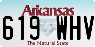 AR license plate 619WHV