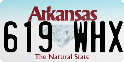 AR license plate 619WHX