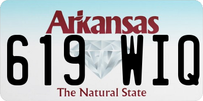 AR license plate 619WIQ