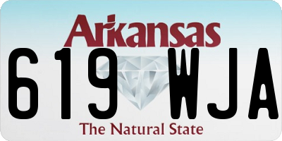 AR license plate 619WJA