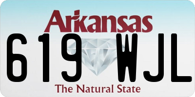 AR license plate 619WJL