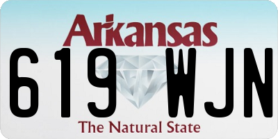 AR license plate 619WJN