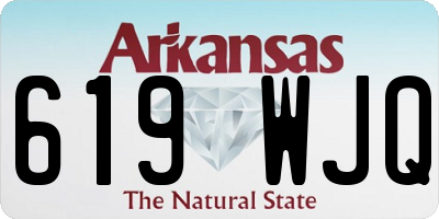 AR license plate 619WJQ