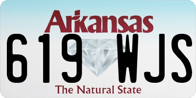 AR license plate 619WJS