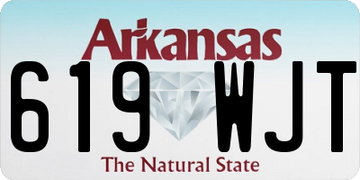 AR license plate 619WJT
