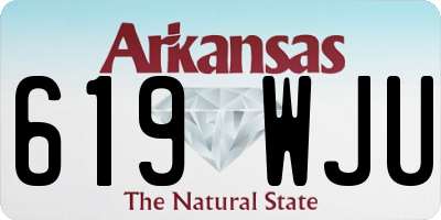 AR license plate 619WJU