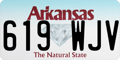 AR license plate 619WJV