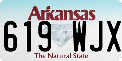AR license plate 619WJX