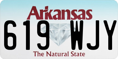 AR license plate 619WJY