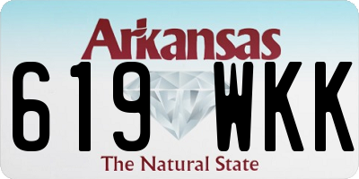 AR license plate 619WKK