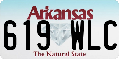 AR license plate 619WLC