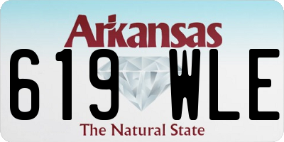 AR license plate 619WLE