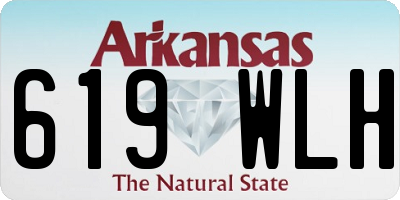 AR license plate 619WLH