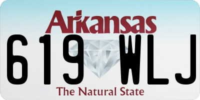 AR license plate 619WLJ