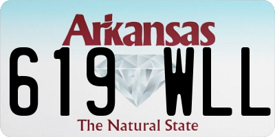 AR license plate 619WLL