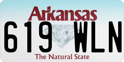 AR license plate 619WLN