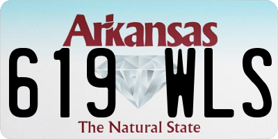 AR license plate 619WLS