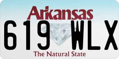 AR license plate 619WLX