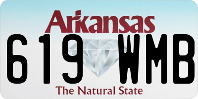 AR license plate 619WMB