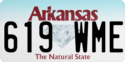 AR license plate 619WME